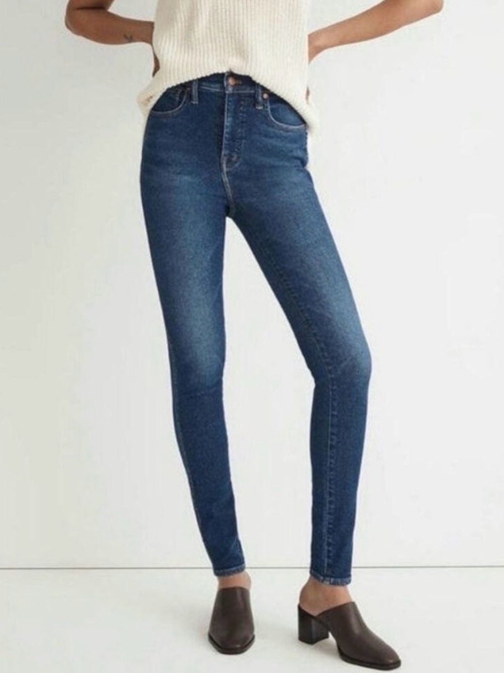 Madewell 10" HIGH-RISE SKINNY jeans, Tall 28